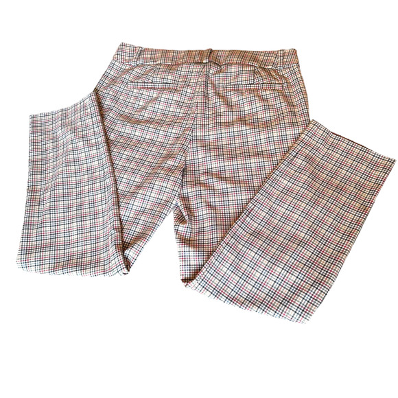 LOFT - Women's Slim Fit Plaid Ankle Trouser Pants, Size 10, multi-color - Picture 7 of 10